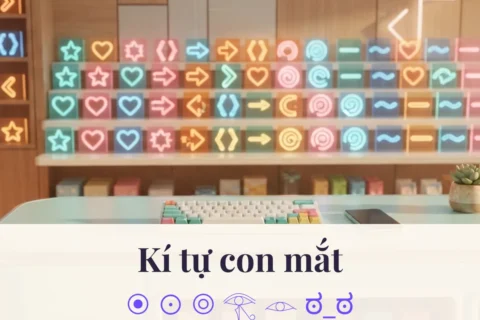 Kí tự con mắt ◉ ⊙ ◎ và mắt Ai Cập, hơn 125 mẫu chạm để copy trên LinhKiTu