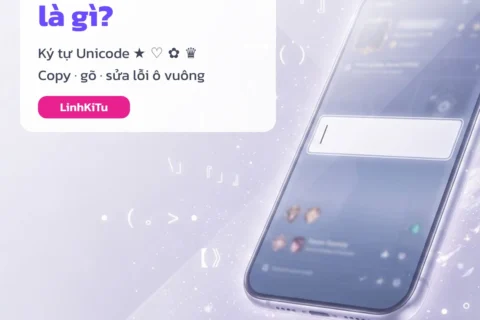 Kí tự đặc biệt là gì: ký tự Unicode như ngôi sao, trái tim, hoa, vương miện