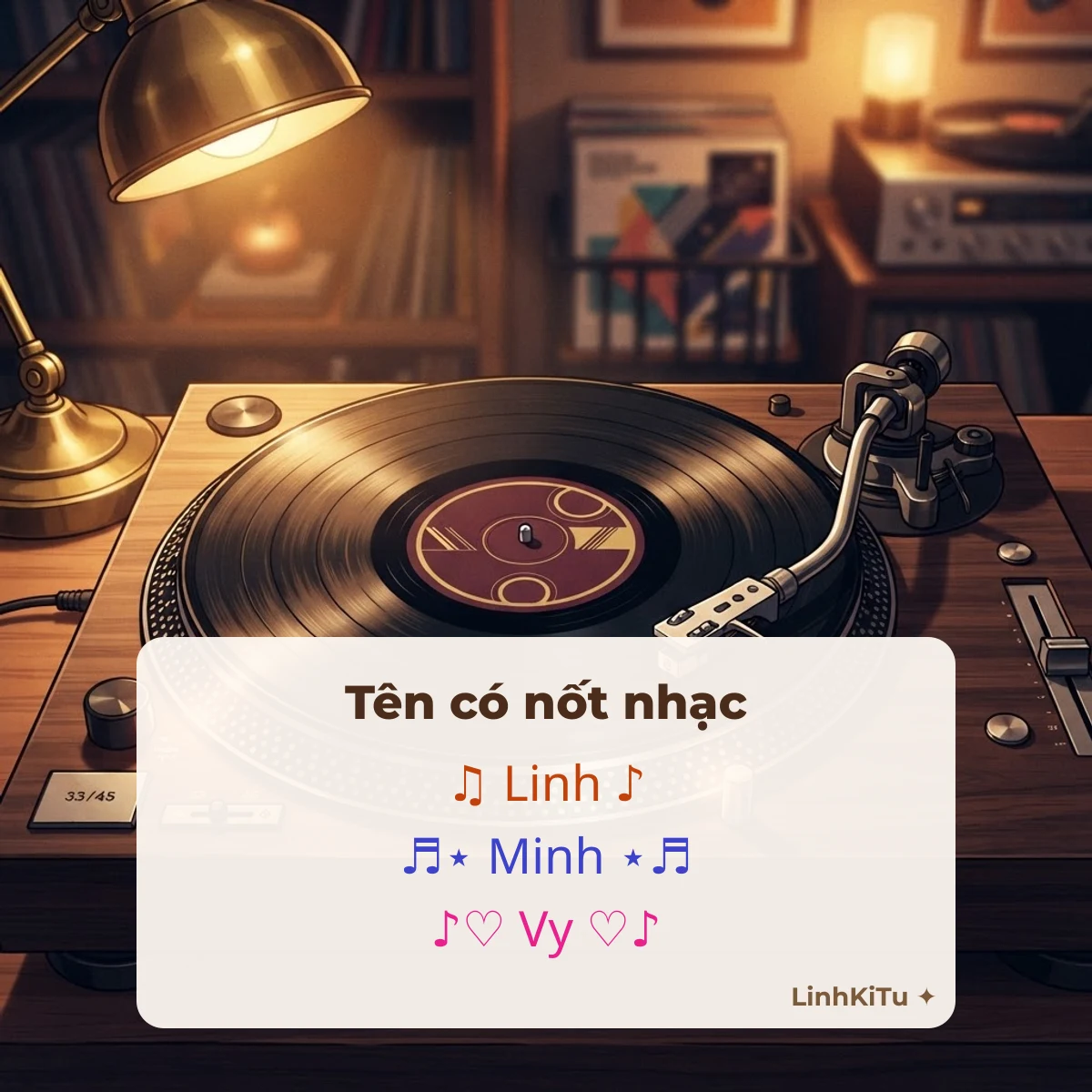 Ví dụ tên có kí tự nốt nhạc: ♫ Linh ♪, ♬⋆ Minh ⋆♬, ♪♡ Vy ♡♪